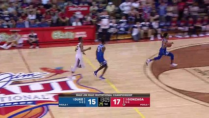 Gonzaga Fends Off Zion, Duke In Thrilling Maui Invitational Finish | College Basketball Highlights