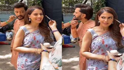 Genelia D'souza के साथ पति Riteish Deshmukh ने किया Flirt; Watch Video | FilmiBeat