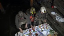 Madenciler İlk Sahuru Yerin 300 Metre Altında Yaptı