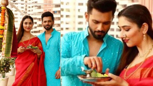 Rahul Vaidya Disha Parmar ने साथ में मनाया Gudi Padwa |Rahul Disha Gudi Padwa Celebration Full Video