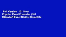 Full Version  101 Most Popular Excel Formulas (101 Microsoft Excel Series) Complete