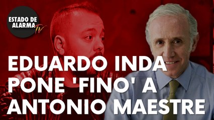 Eduardo Inda pone ‘fino’ a Antonio Maestre: “Sus conocimientos se limitan a la Wikipedia”