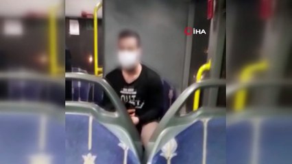 Metrobüste genç kadına taciz iddiası