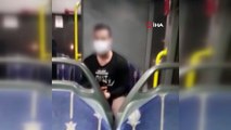 Metrobüste genç kadına taciz iddiası