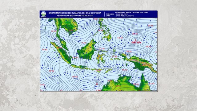 Deteksi Bibit Siklon, BMKG Peringatkan Waspada Cuaca Ekstrem