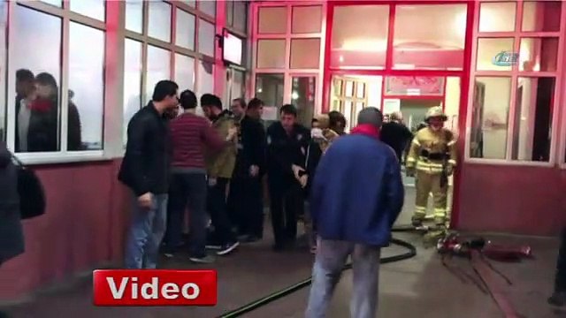 Çapa Tıp Fakültesi acil servisinde yangın