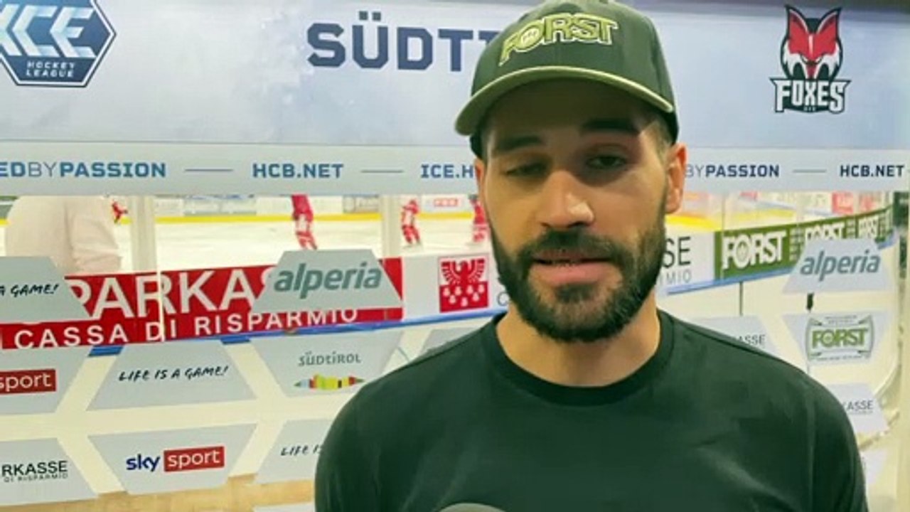 13.04.21 - ICE Finale: Anton Bernard (HCB) mit Statement vor Spiel 2