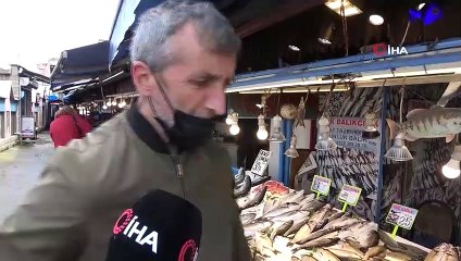 Trabzon'da Ramazan’ın ilk günü balığa rağbet yok