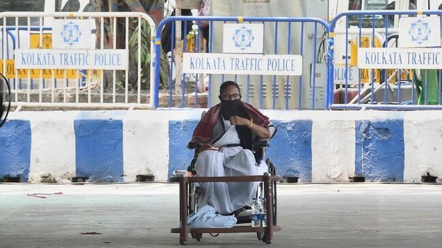 Bengal election: With dharna against EC, CM Banerjee returns to her street fighter avatar