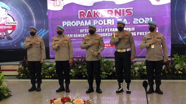 Divisi Propam Polri Gelar Rakernis 2021