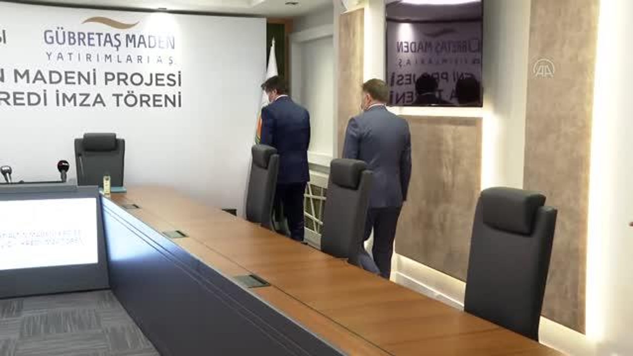 ANKARA -GÜBRETAŞ Maden AŞ ile Ziraat Bankası "Söğüt Altın Madeni Projesi"nde iş birliğine gidiyor