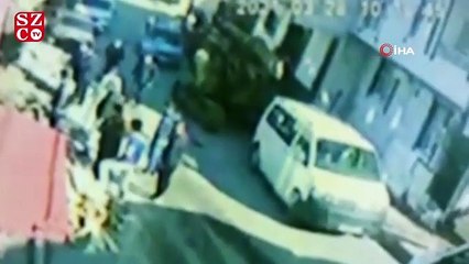Arnavutköy’de hafriyat alımı sırasında başka bir binanın altındaki toprak kaydı