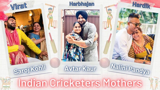 Top 10 Indian Cricketers with Their Mothers || Mothers of Indian Cricketers