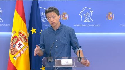 Errejón exige a Sánchez que mañana presente una alternativa al estado de alarma