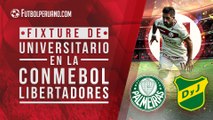 Fixture de Universitario de Deportes en la Conmebol Libertadores 2021