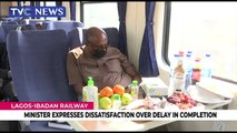 Minister expresses dissatisfaction over delay in completion of Lagos-Ibadan Railway