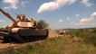 US Army • M1 A2 Abrams Tanks • Maneuver & Shoot 120 mm Rounds at Targets During a Live Fire Exercise