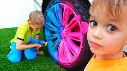 Vlad and Niki pretend play with Toys - Funny stories for children