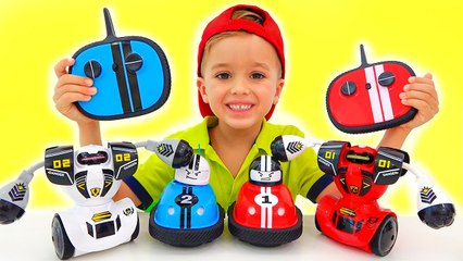 Vlad and Niki play with RC Toy Cars & Robots