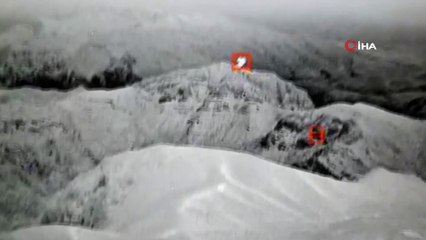 Teröristlere ait balon böyle imha edildi