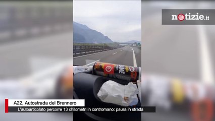 Brennero, autoarticolato in contromano sulla A22: fermato dopo 13 chilometri dalla polizia