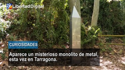 Aparece un misterioso monolito de metal, esta vez en Tarragona