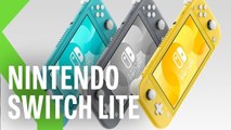 Nintendo Switch Lite, más pequeña, más barata pero menos versátil
