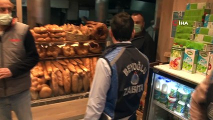 Beyoğlu zabıtasından fırınlara pide ve hijyen denetimi