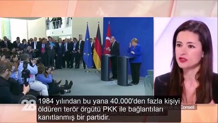 Uluslararası İlişkiler Uzmanı Öznur Küçüker Fransız televizyonunda HDP'yi anlattı