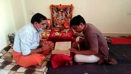 चैत्र नवरात्र का हुआ आगाज, घर-घर हुई घट स्थापना