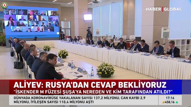 Aliyev canlı yayında sorularını iletti, yanıt istedi: İskender M füzesini Şuşa'ya kim, nereden attı?
