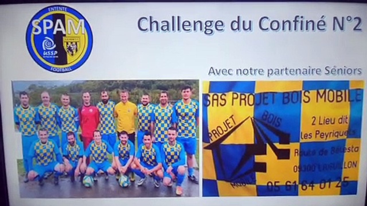 Challenge du confiné N°2 ouvert à tous