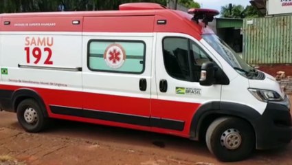 Com pressão alta, homem passa mal e é socorrido pelo Samu no Bairro Santos Dumont