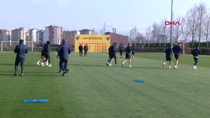 SPOR Kayserispor, Konyaspor maçı hazırlıklarını sürdürdü