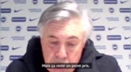31e j. - Ancelotti : "Nous sommes toujours dans la lutte"