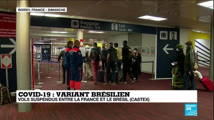 Face au variant, la France ferme ses liaisons aériennes avec le Brésil