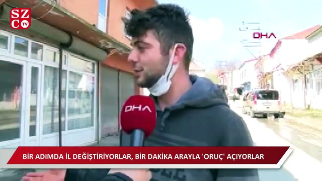 Bir adımla kent değiştiren mahalle sakinleri, 1 dakika arayla oruçlarını açıyor