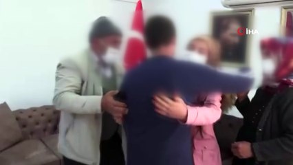 İkna edilen terörist ailesiyle buluştu