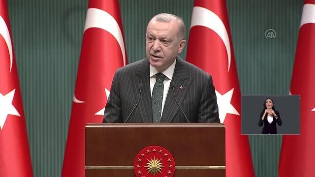 Son dakika haber... Cumhurbaşkanı Erdoğan: Ramazan ayının ilk iki haftasında kısmi kapanma uygulamasına geçiyoruz