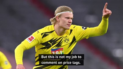 Terzic not putting a price Haaland