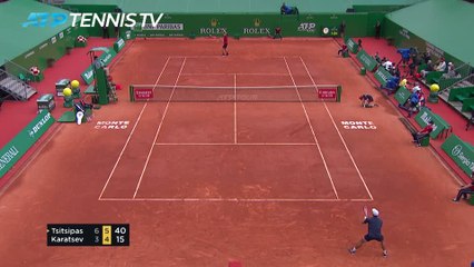 Tsitsipas passes Karatsev test in Monte Carlo