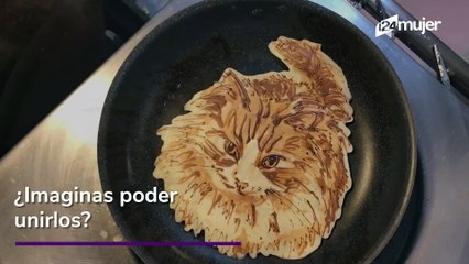 ¿'Michis' y pancakes? Este artista logró unir lo mejor de ambos mundos