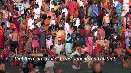 Huge crowds at festival as India overtakes Brazil amid virus surge