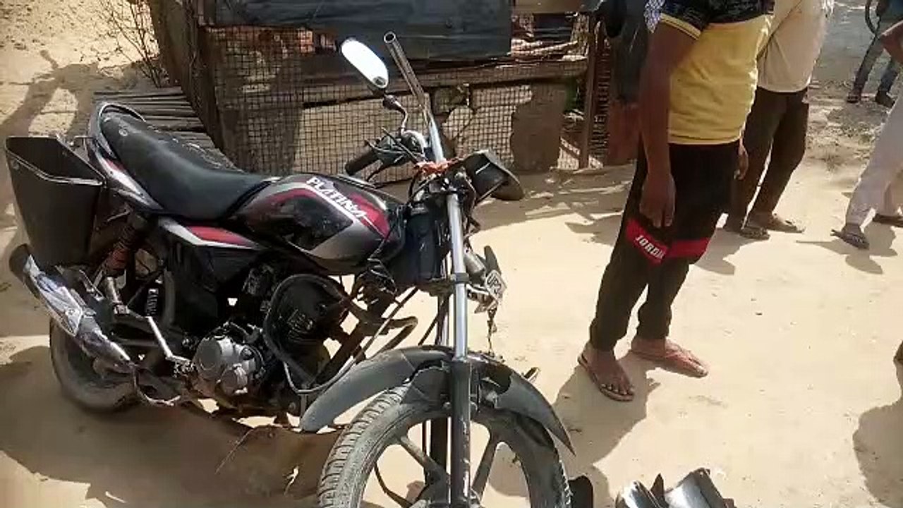 भीषण सड़क हादसे में बुजुर्ग पिता की दर्दनाक मौत, पुत्री घायल