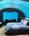 Cette chambre d'hôtel sous l'eau aux Maldives est incroyable