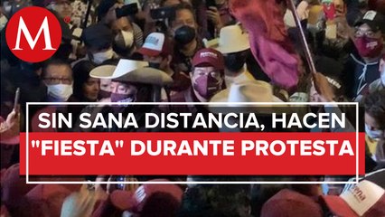 Morena arma fiesta a horas de que  el INE decida candidaturas de Salgado y Morón