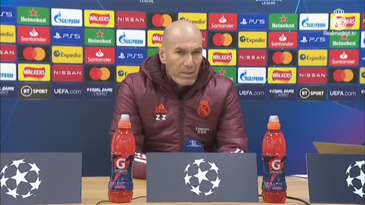 Zidane: "Siempre que el Madrid está en el campo es para ganar"