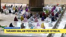 Suasana Tarawih Malam Pertama di Masjid Istiqlal