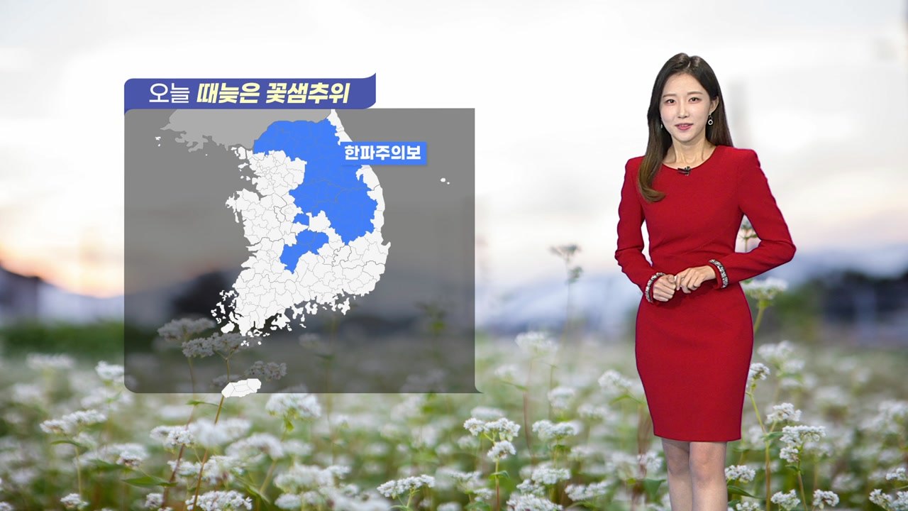 [날씨] 오늘 때늦은 꽃샘추위 기승...내륙 곳곳 한파주의보 / YTN