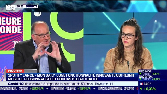 Claire Hazan (Spotify) : Spotify lance Mon Daily , une fonctionnalité innovante qui réunit musique personnalisée et podcasts d'actualité - 13/04